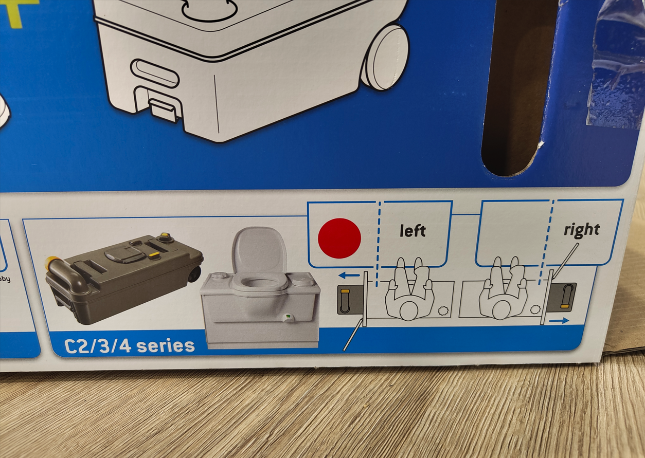 Kit per renovar el WC fix químic de casset THETFORD FreshUp C2/C3/C4 (ESQUERRA)