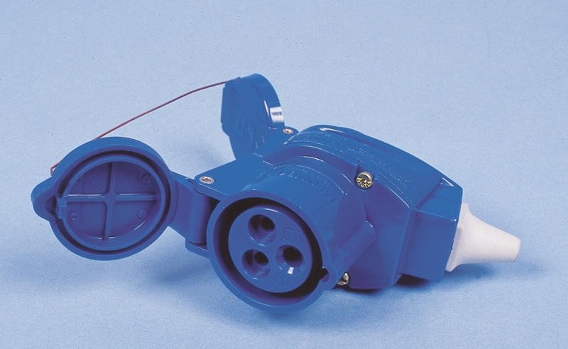 Double prise avec Schuko et CEE CARBEST avec possibilité de rajouter du câble