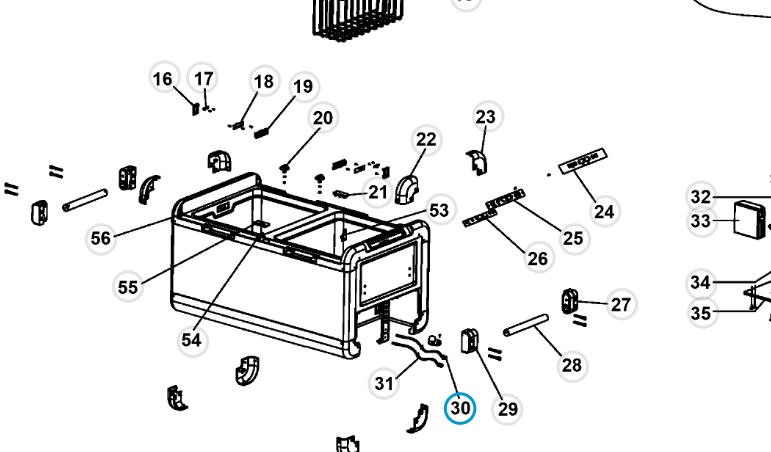 Sonda de temperatura DOMETIC NTC CFX-CFF-ICF-TBD