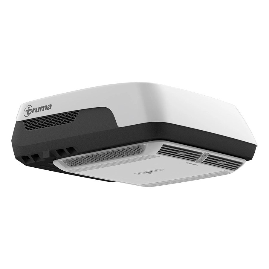 Aventa Compact Plus 2.ª generación. Unidad exterior en blanco/negro + difusor Premium en color Cappuccino/Stone.