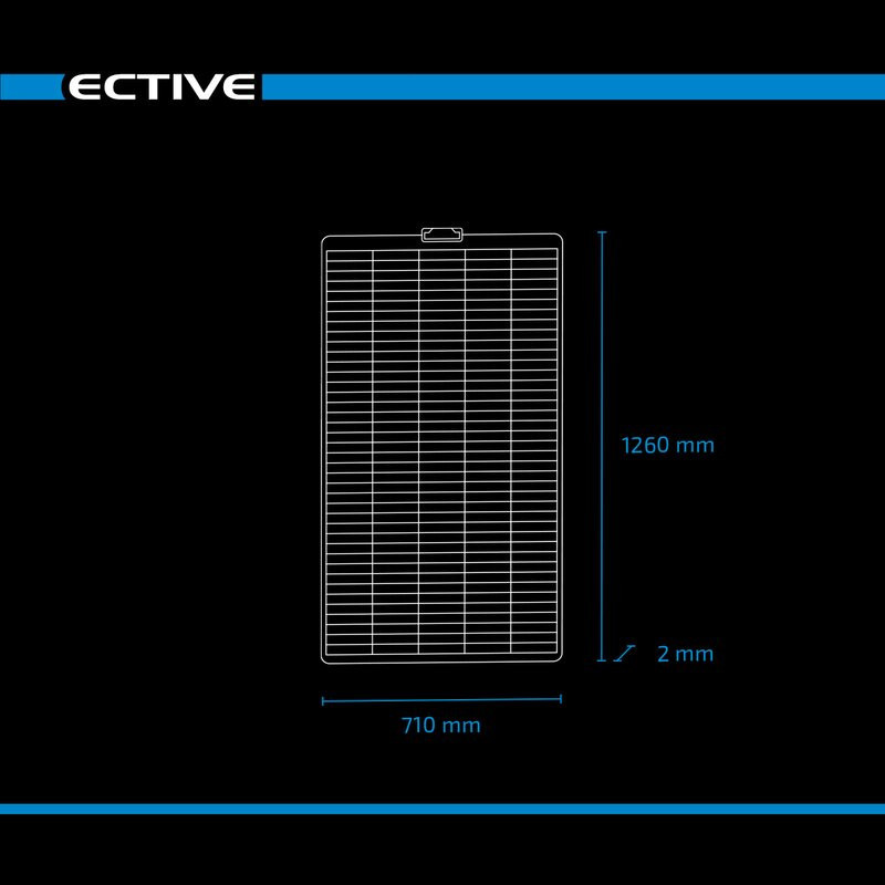 ECTIVE SSP 180W semi-flexible + VICTRON MPPT regulator