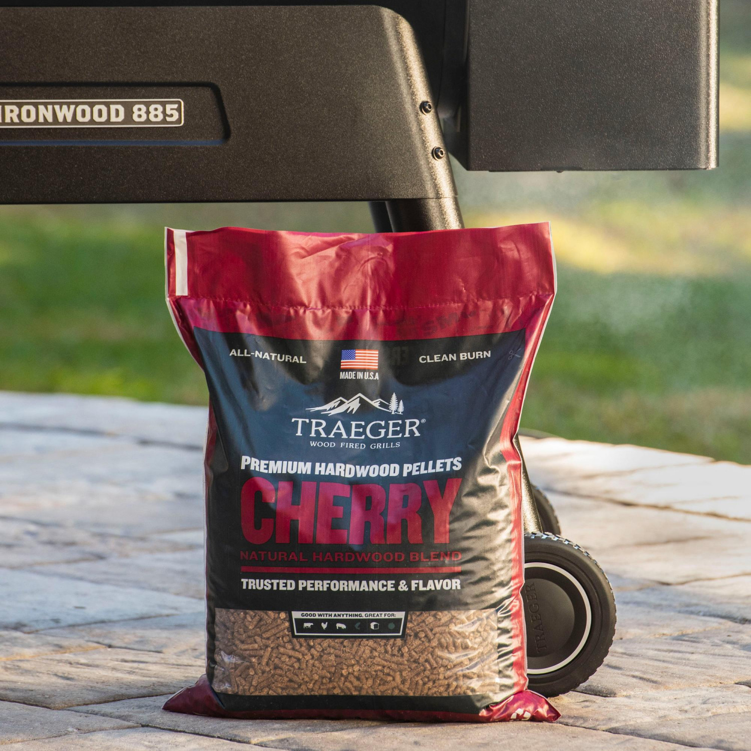 Holzpellets TRAEGER Kirsche 9 kg