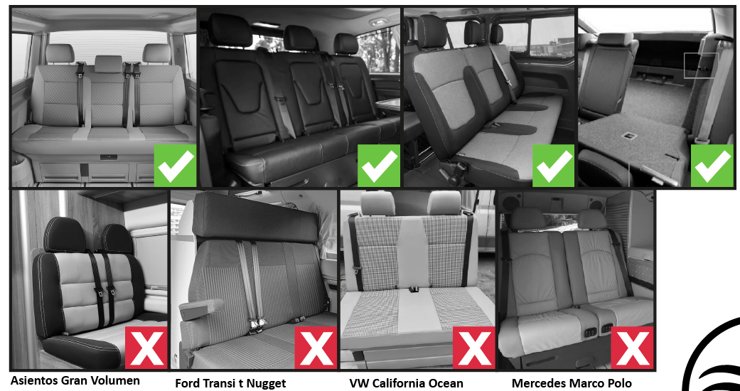 Waterproof cover Triple Rear Bench, Ethnic, GLASSY