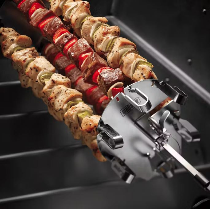 Spieß-Set für drehbaren Drehspieß WEBER CRAFTED