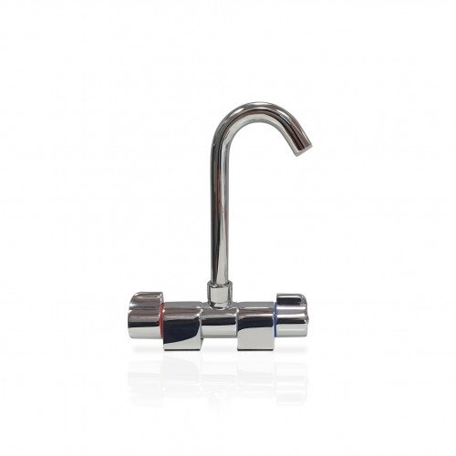 HTD faucet with hinge