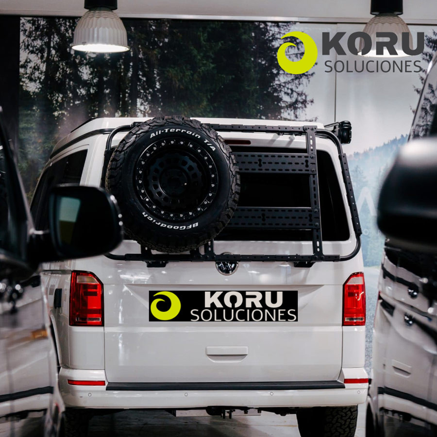 KORU Radhalterung und Zubehör für VW T6 KORU Radhalterung und Zubehör für VW T6