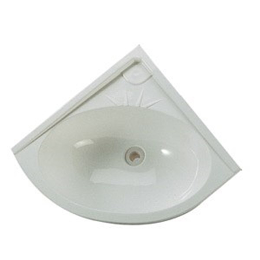 Lavabo de esquina blanco 33,5x33,5x15cm