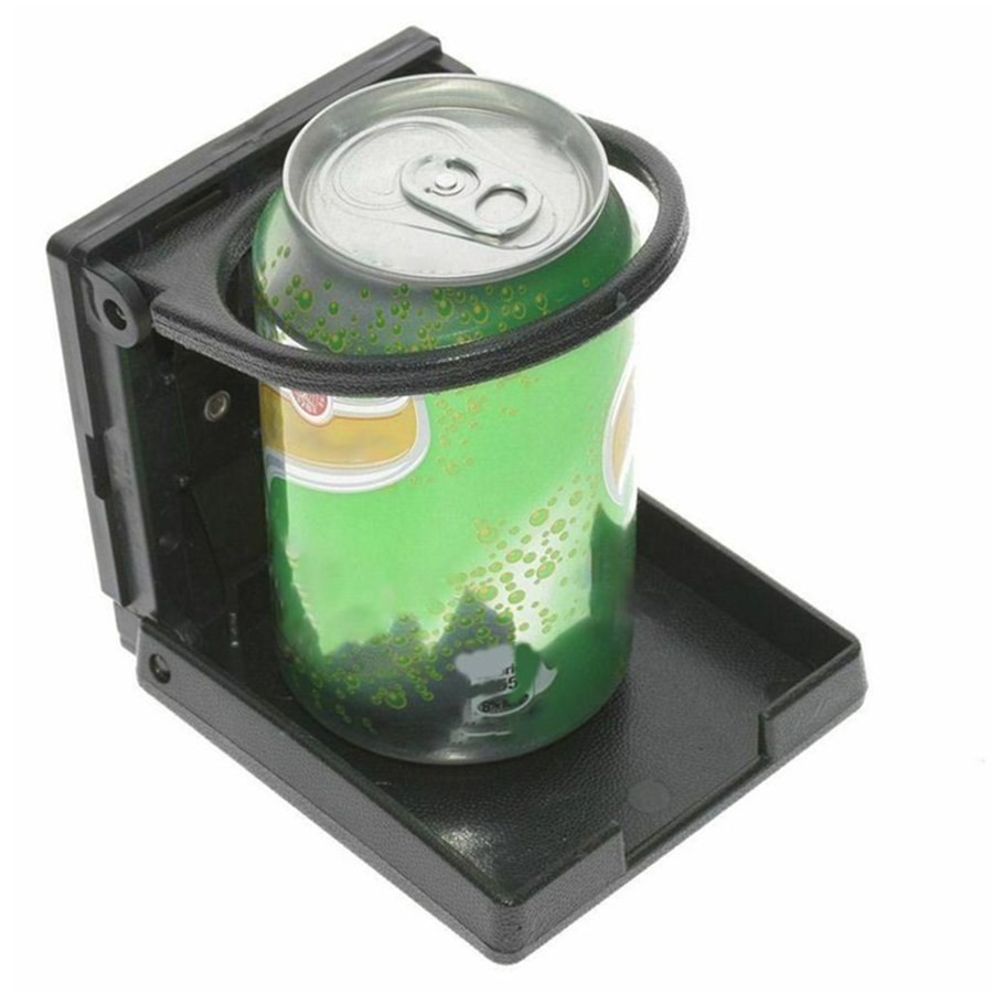 Portavasos de plástico negro