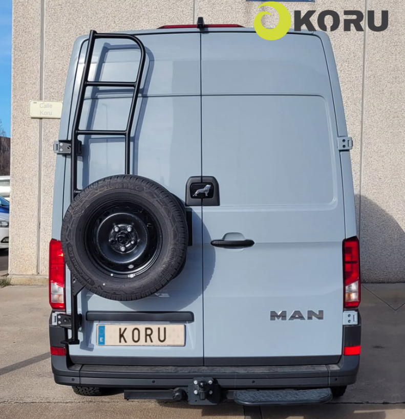 Support de roue réglable KORU pour VW CRAFTER / MAN TGE 4x4