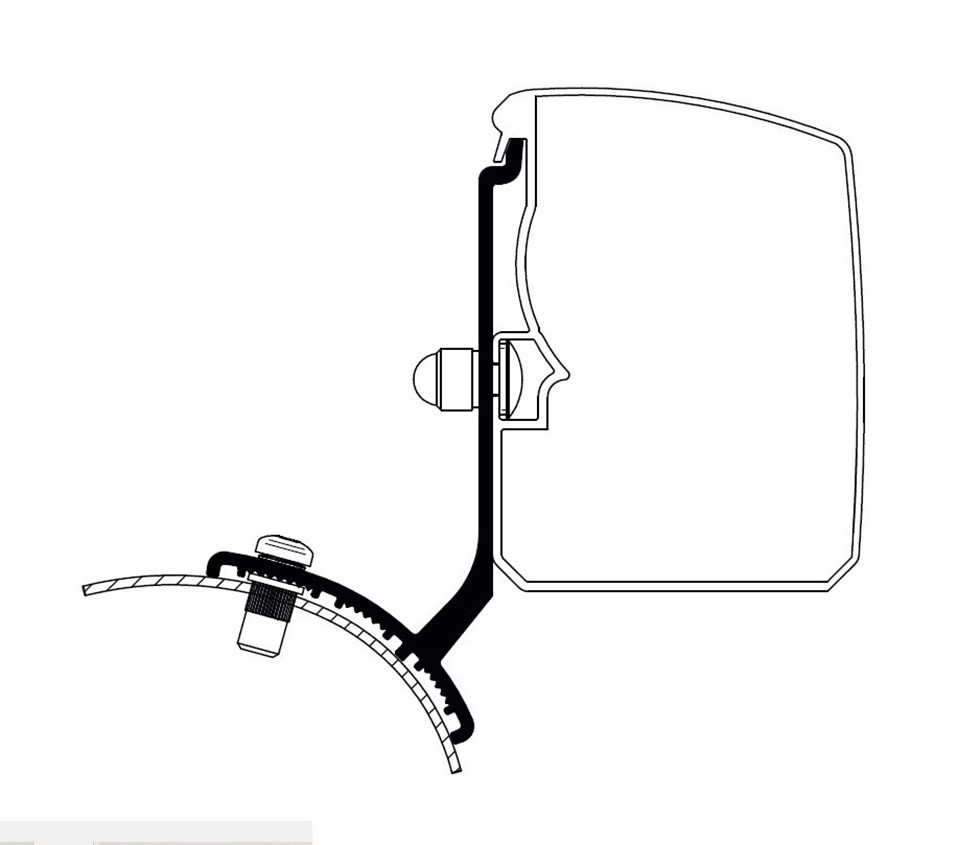 Adaptador THULE 3200 per Trafic X82