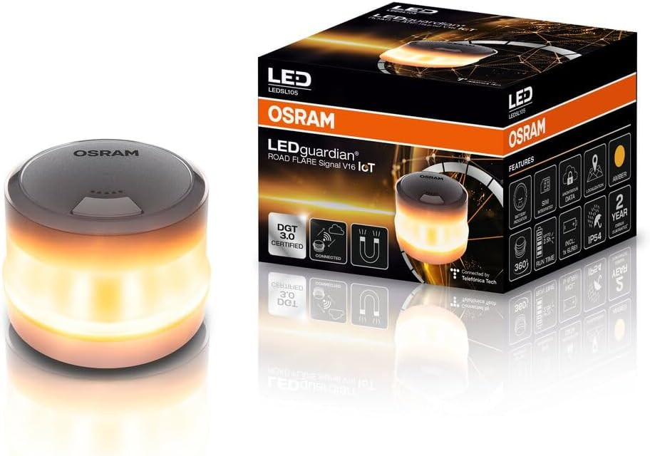 Luz LED OSRAM OS V16 IOT homologada con SIM integrada