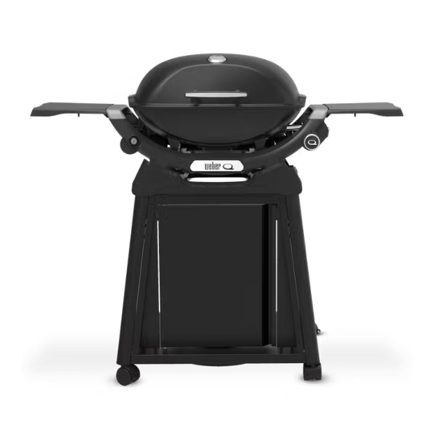 WEBER Q 2200N Gas Barbecue with Side Tables and Premium Cart: Your Complete Grilling Station