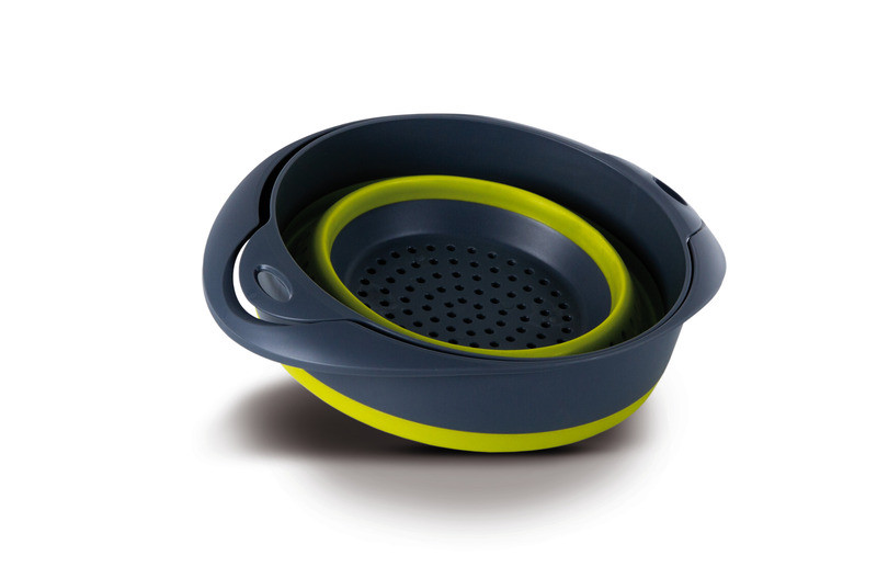 CAMP4 Collapsible Silicone Bowl & Strainer