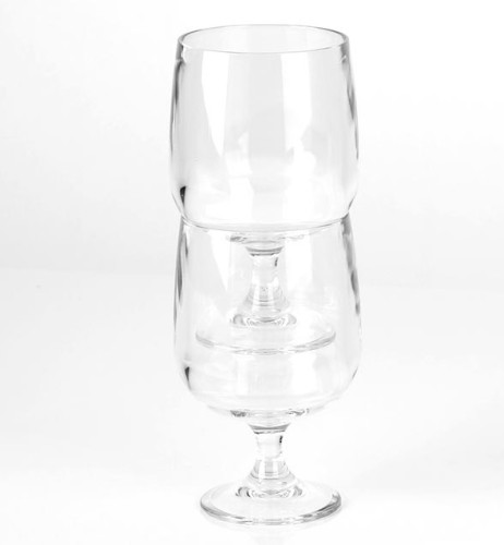 Plastik Gläser 2 Stk., 250ml, Acryl