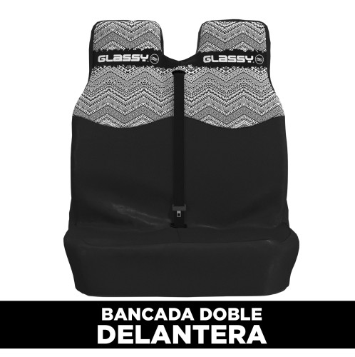 GLASSY Ethnic Front double seat cover