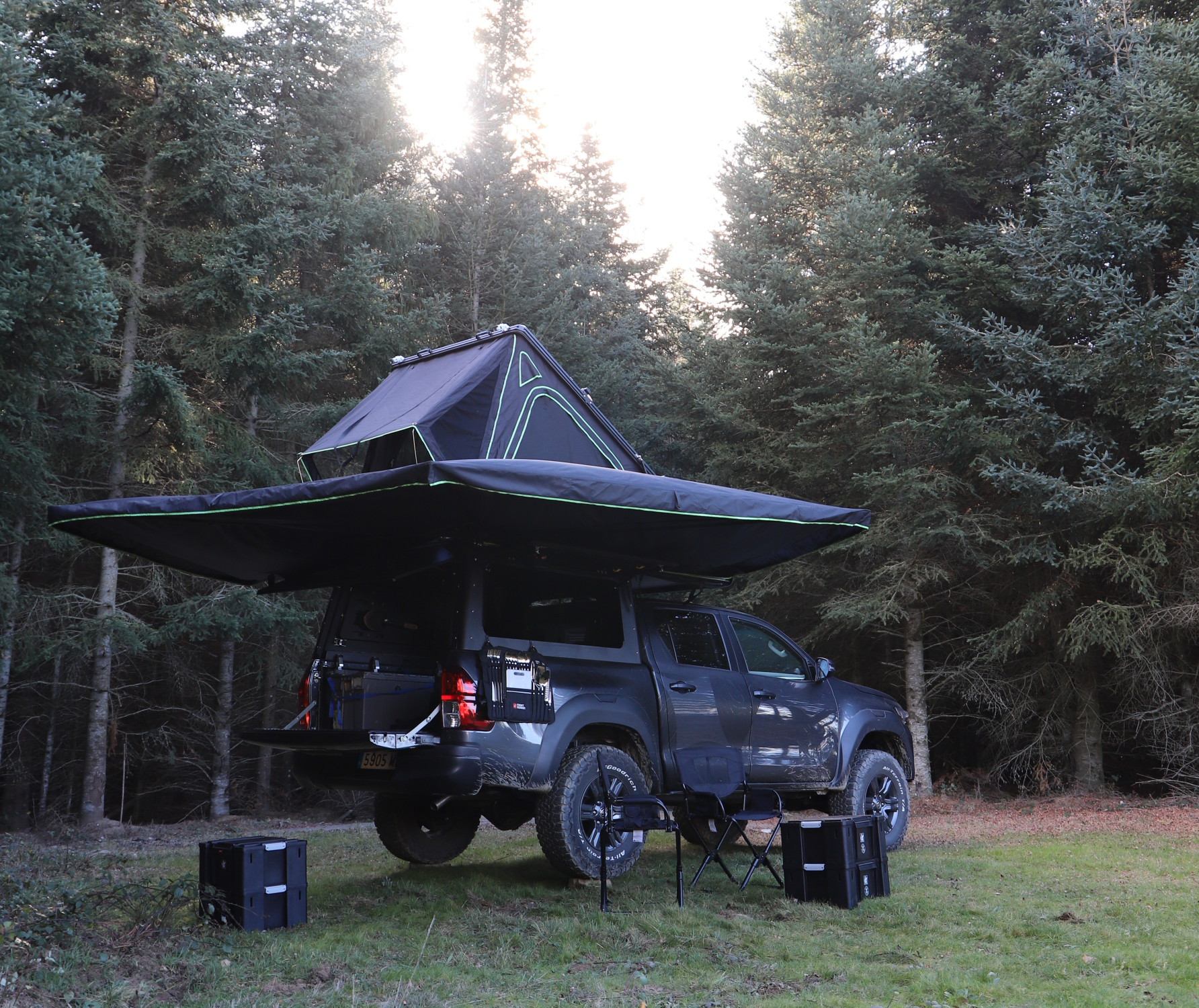 Aluminum canopy camper DODO EXPEDITION for pick-up