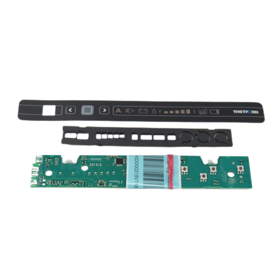 Recanvi THETFORD panell frontal amb electrònica SR PCB LED DM N3000 V2