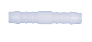 Racor recto plástico para tubo 10mm
