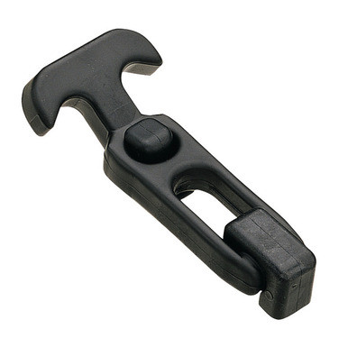 Black plastic latch