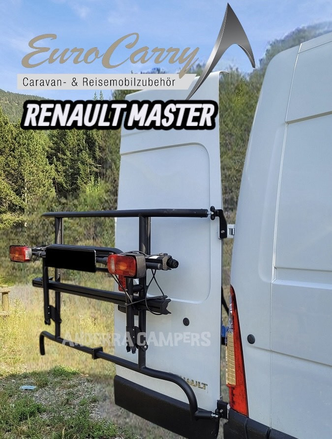 Fahrradträger EuroCarry Renault Master ab Bj. 2010, 2 Fahrräder