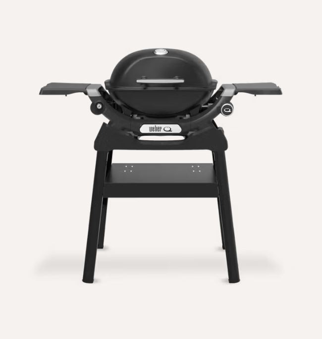 Gas BBQ Q1200N with side tables and compact stand