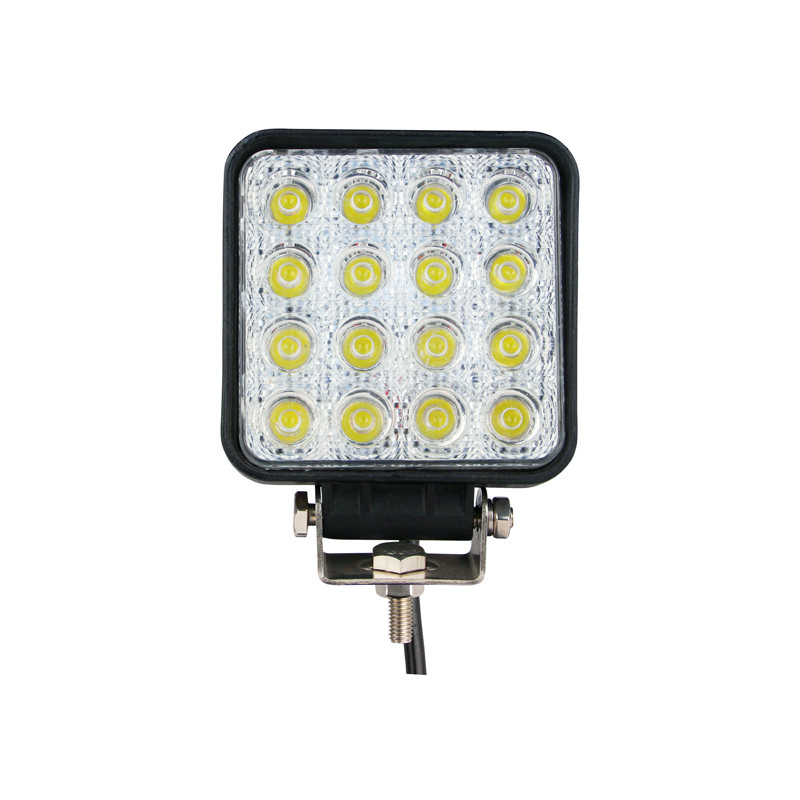 Luz de trabajo cuadrada de 16 LED 3600lm