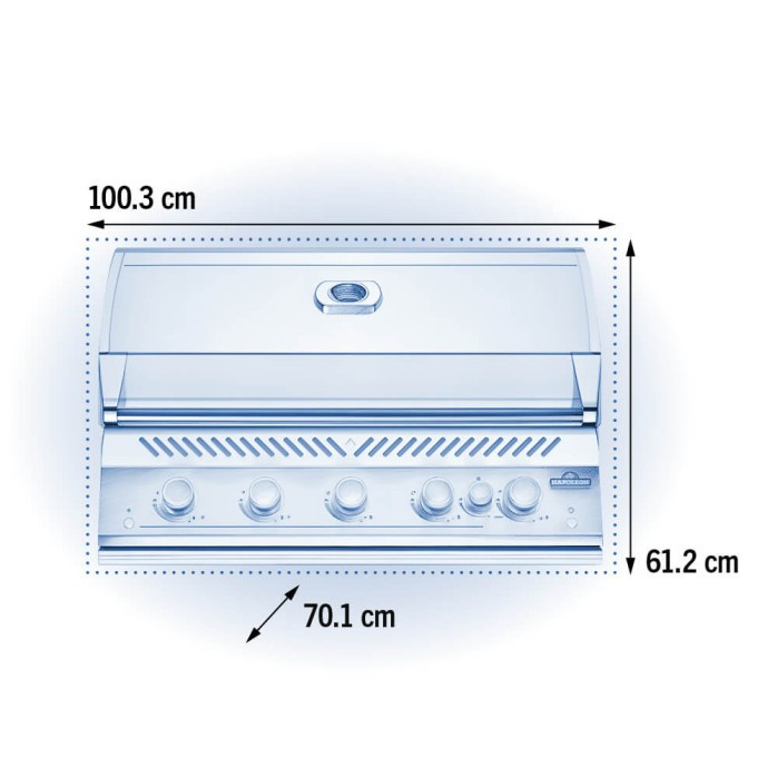 Head Grill NAPOLEON Built-In 700 SERIES - 96,5 CM