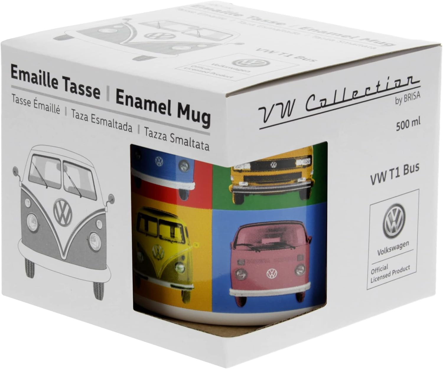 VW mug collection multicolor model
