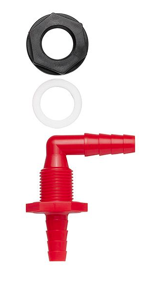 Fitting grommet 10/12mm 90º