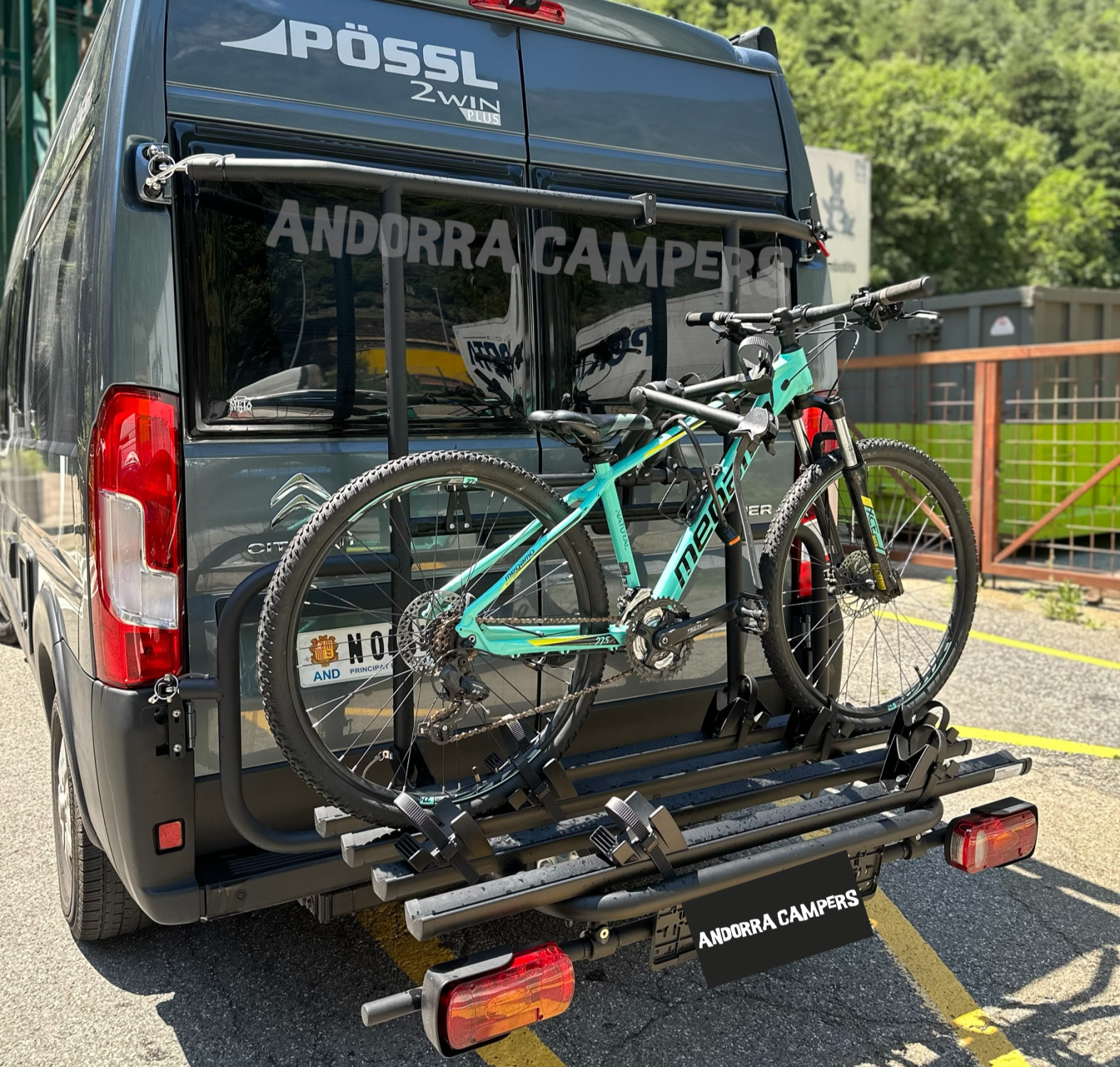 Portabicicletes EUROCARRY Adventure, Ducato, Boxer, Jumper (des del 2007)