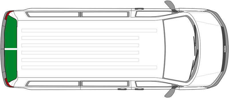 CARBEST Isoflex Thermomatte Hecktür (Flügeltür) VW T5/6 ab Bj. 2003