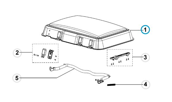 Vitre DOMETIC Midi-Heki 700x500