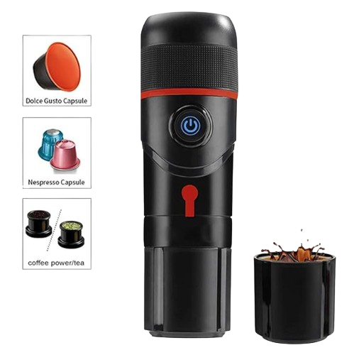 INCASA coffee machine for Nespresso and Dolce Gusto capsules 12V