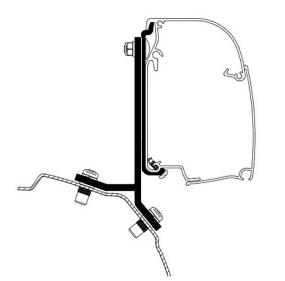 THULE 4200 Adapter Ford Transit / Tourneo Custom V362 (2014-2023) (LHD)