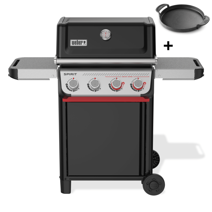 Weber Spirit E-425 barbecue + WEBER Gourmet BBQ System griddle