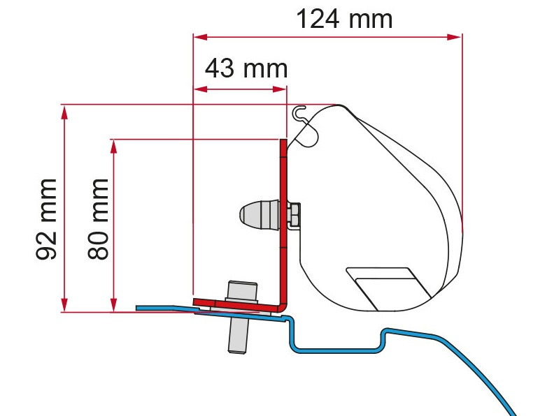 Adaptador FIAMMA F35 Nissan NV200