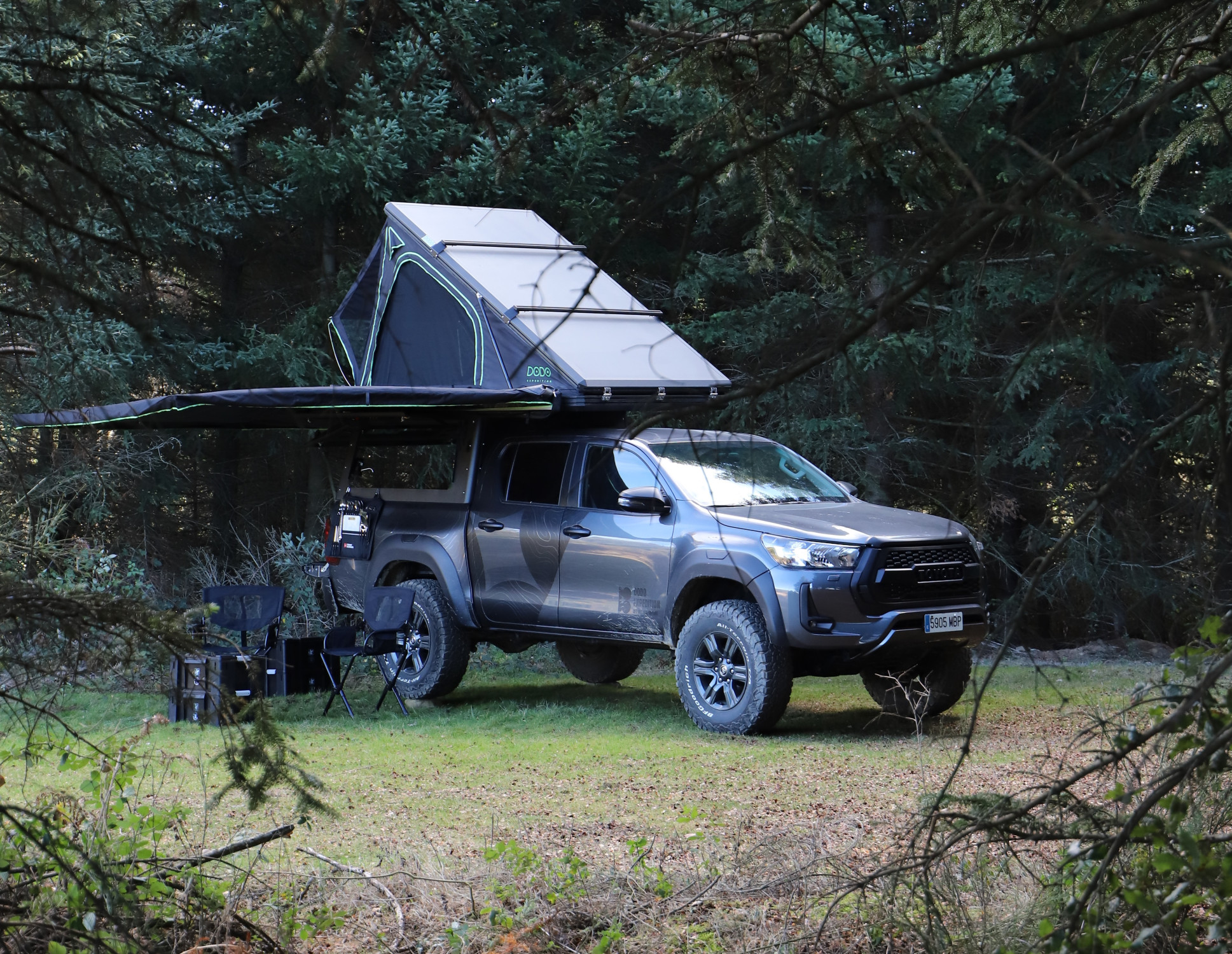 Canopy camper alumini per Pick up