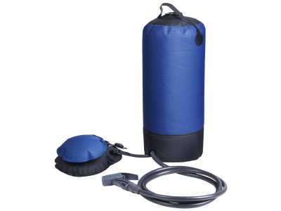 Portable camping shower without pump 12L