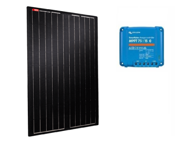 NDS LIGHT SOLAR Kit solaire semi-flexible 160W - régulateur MPPT VICTRON