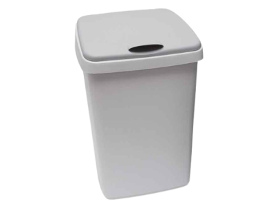 10 liter waste bin with hinged lid