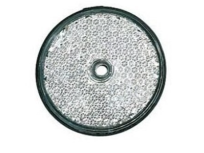 Catadioptre rond blanc à visser