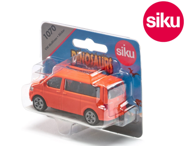 Orangefarbener VW-Spielzeugbus