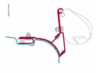 FIAMMA F35 VW T5/T6/T6.1 Transporter/ Multivan adapter