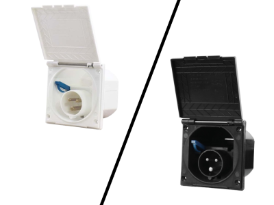 Ext. socket outlet 105x105mm