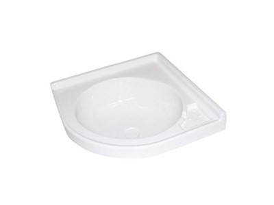 Lavabo de cantonada blanc 42x42x18cm