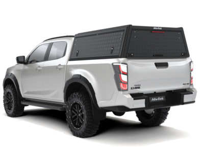 Hardtop ALU-CAB Explorer Guard para Isuzu D-Max 2020+ doble cabina - aluminio estriado negro