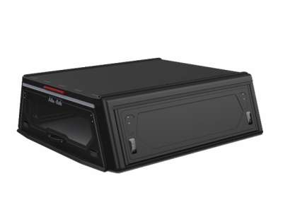 Hardtop ALU-CAB "Contour Next Generation" para Ford Ranger T6 doble cabina de 2012 a 2022 - aluminio negro sin ventanas laterales