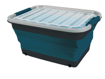 Caja CAMP4 plegable con ruedas 45L