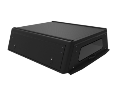 Hardtop ALU-CAB Explorer 3 para Toyota Hilux Revo doble cabina - aluminio estriado negro