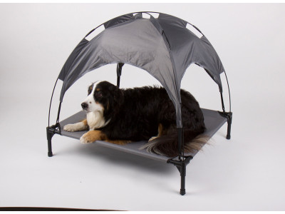 Tumbona con toldo CAMP4 para perros